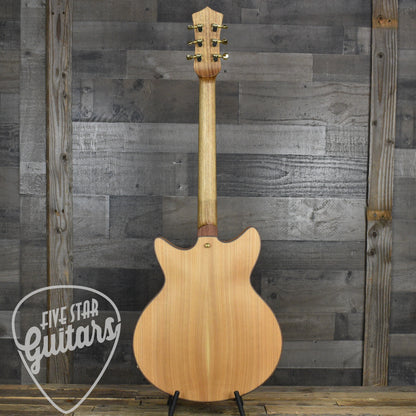 Lambdin Morello Coastal Semi-Hollow Archtop - Northern California Redwood with Hard Case