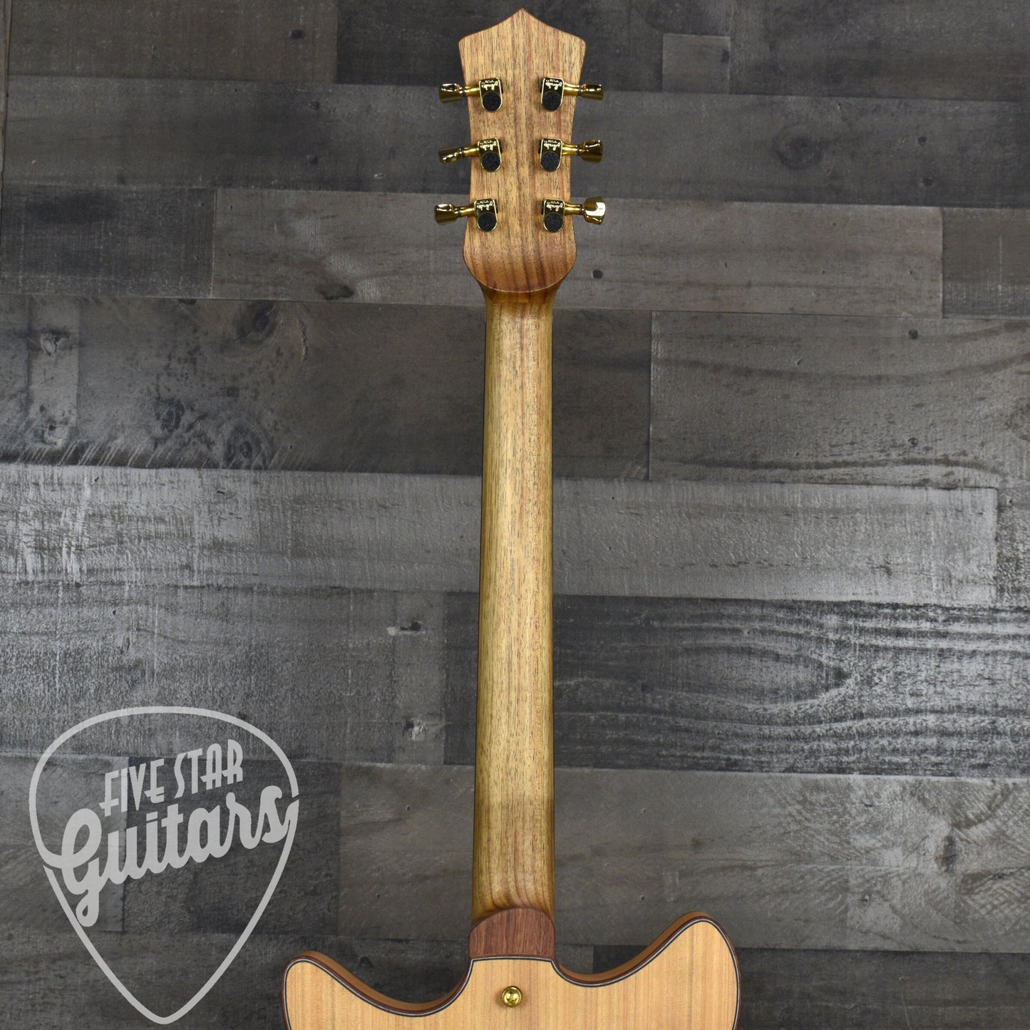 Lambdin Morello Coastal Semi-Hollow Archtop - Northern California Redwood with Hard Case