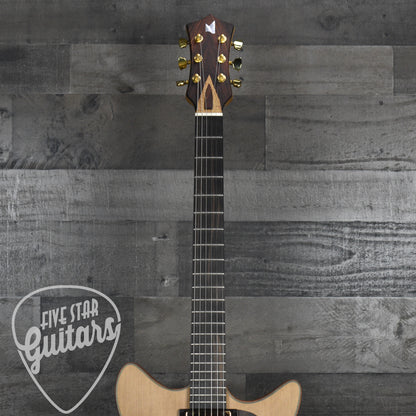 Lambdin Morello Coastal Semi-Hollow Archtop - Western Red Cedar with Hard Shell Case