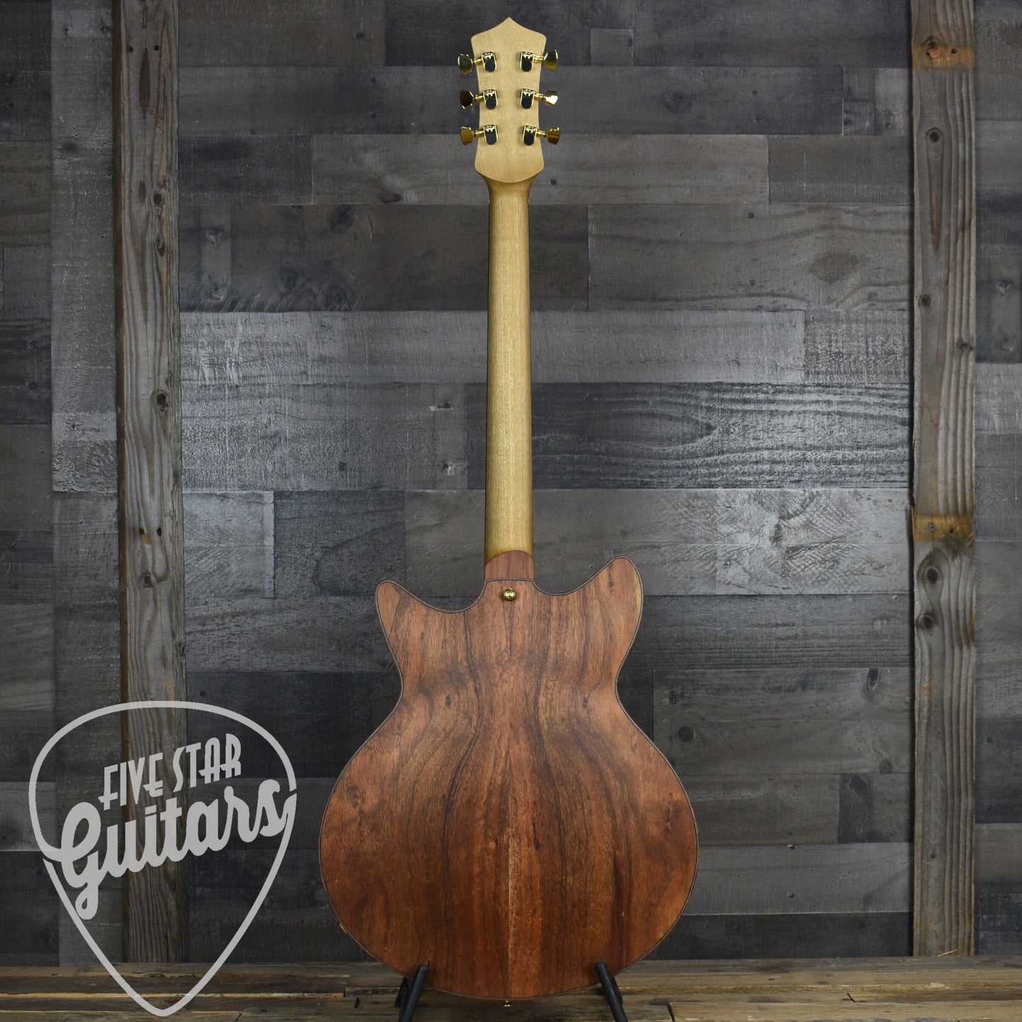 Lambdin Morello Coastal Semi-Hollow Archtop - Western Red Cedar with Hard Shell Case