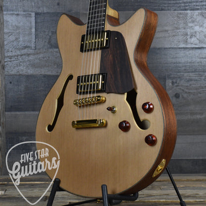 Lambdin Morello Coastal Semi-Hollow Archtop - Western Red Cedar with Hard Shell Case