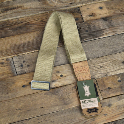 Levy's 2" Hemp Webbing Guitar Strap - Natural