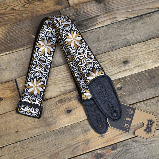 Levy's 2" Hootenanny Series Strap - Yellow and White Floral
