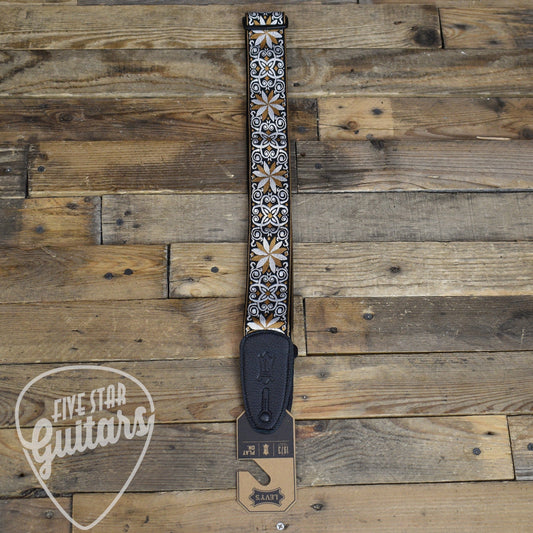Levy's 2" Hootenanny Series Strap - Yellow and White Floral