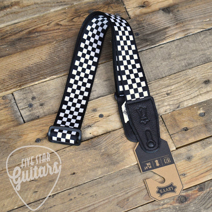 Levy's Graphic Waves Series Guitar Strap - Checkerboard