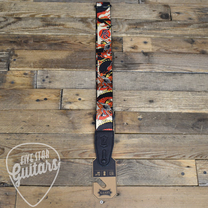 Levy's Eastern Harmony Series Guitar Strap - Japanese Traditional Dragon Motif