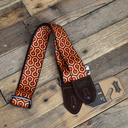 Levy's 2" Suede Harmony Series Strap - Hex Print