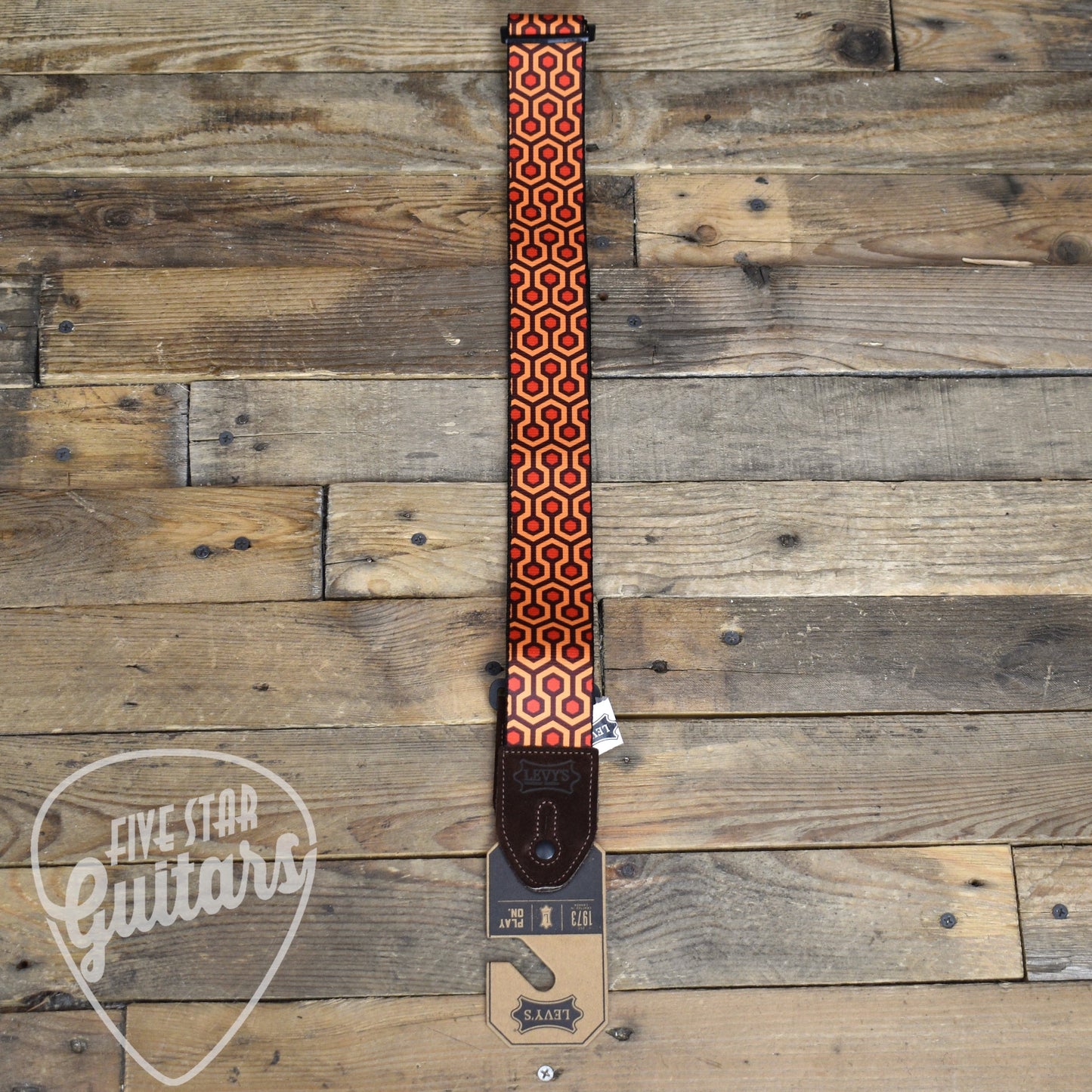 Levy's 2" Suede Harmony Series Strap - Hex Print