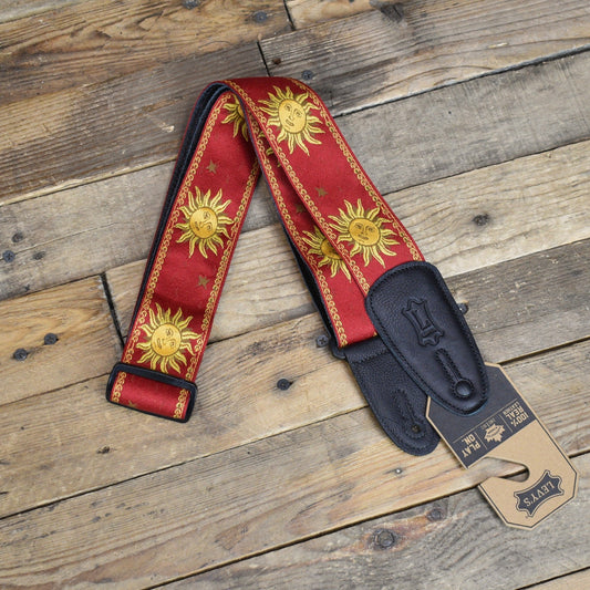 Levy's 2" Sun Motif Series Strap - Red