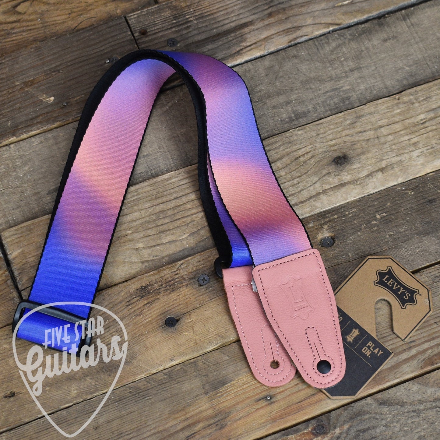 Levy's Cyber Gradient Strap - Pink and Purple
