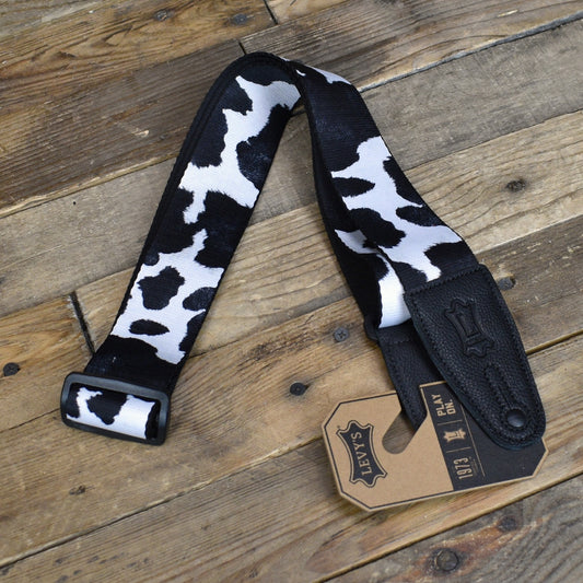 Levy's Untamed Animal Print Series Strap - Black and White Cow