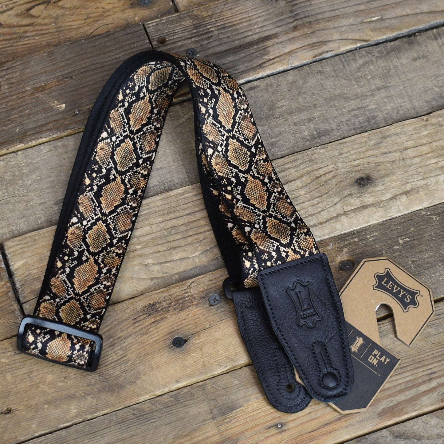 Levy's Untamed Animal Print Series Strap - Brown Python
