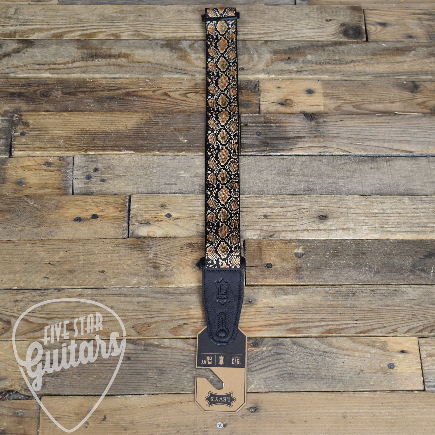 Levy's Untamed Animal Print Series Strap - Brown Python