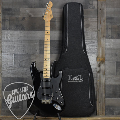 LsL NAMM 2025 Eras Series Saticoy SSS Maple Neck - Black