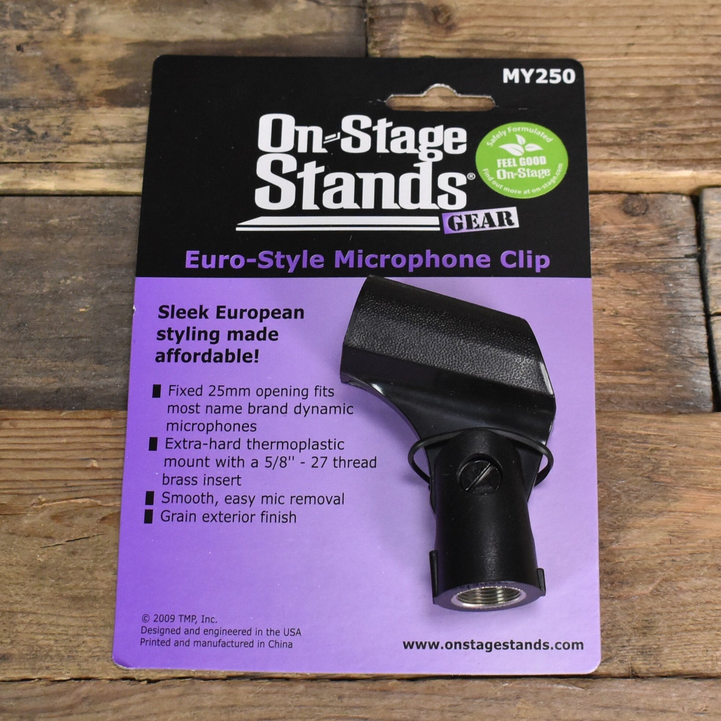 On-Stage Euro Style Microphone Clip MY250