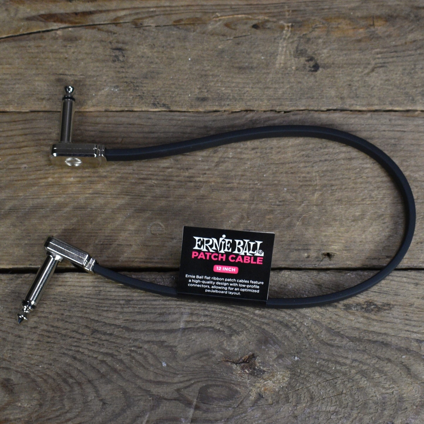 Ernie Ball Flat Ribbon Patch Cable - 12'' (Single)