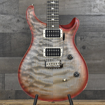 PRS Wood Library CE-24 Satin Quilt Top - Faded Gray Black Cherry Burst
