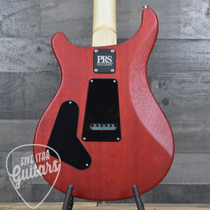 PRS Wood Library CE-24 Satin Quilt Top - Faded Gray Black Cherry Burst