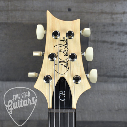 PRS Wood Library CE-24 Satin Quilt Top - Faded Gray Black Cherry Burst