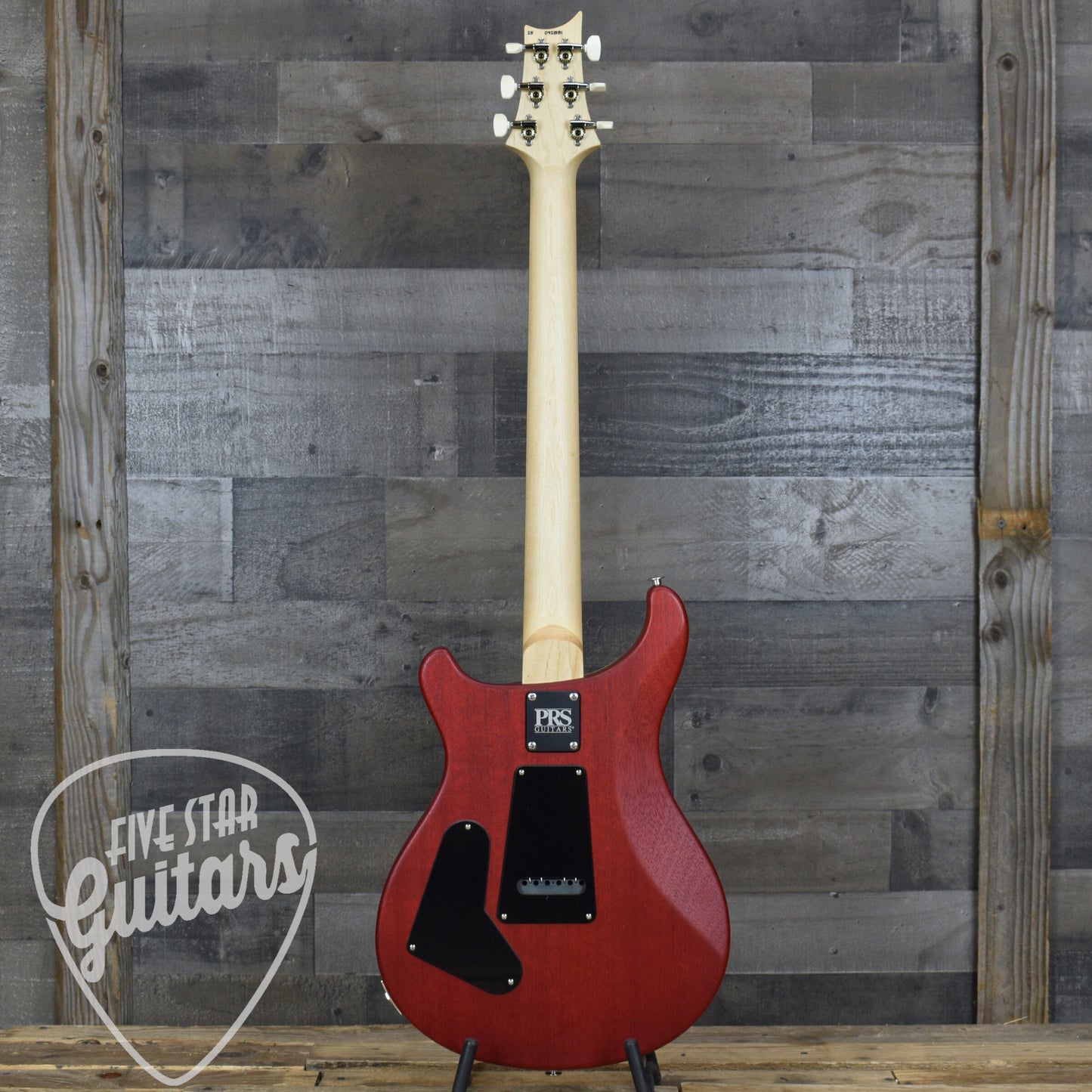 PRS Wood Library CE-24 Satin Quilt Top - Faded Gray Black Cherry Burst