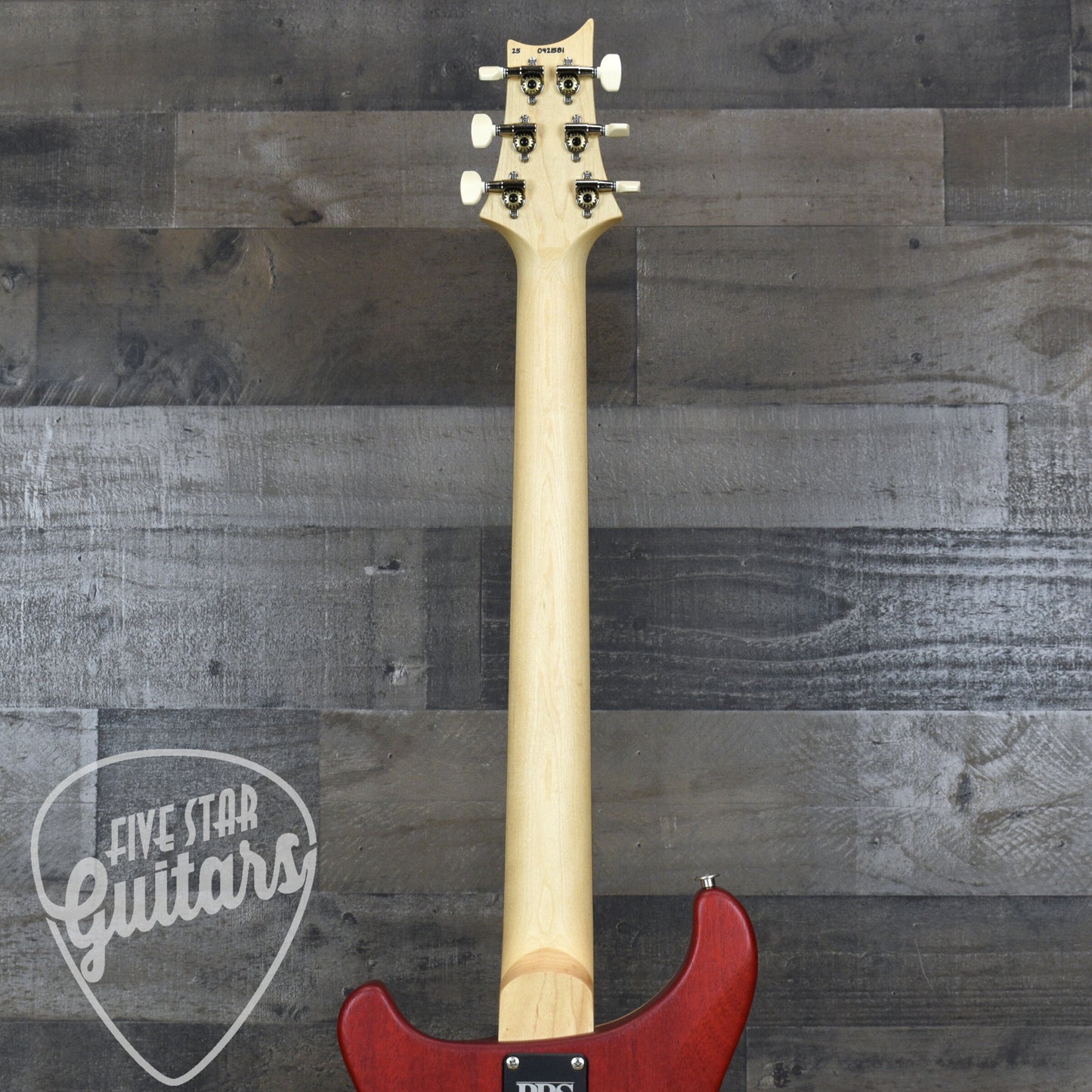 PRS Wood Library CE-24 Satin Quilt Top - Faded Gray Black Cherry Burst