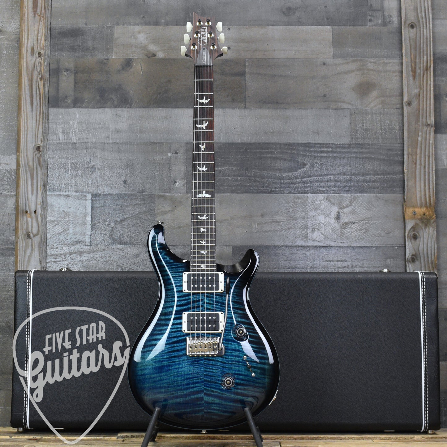 PRS Custom 24 - Cobalt Smokeburst with Hard Shell Case