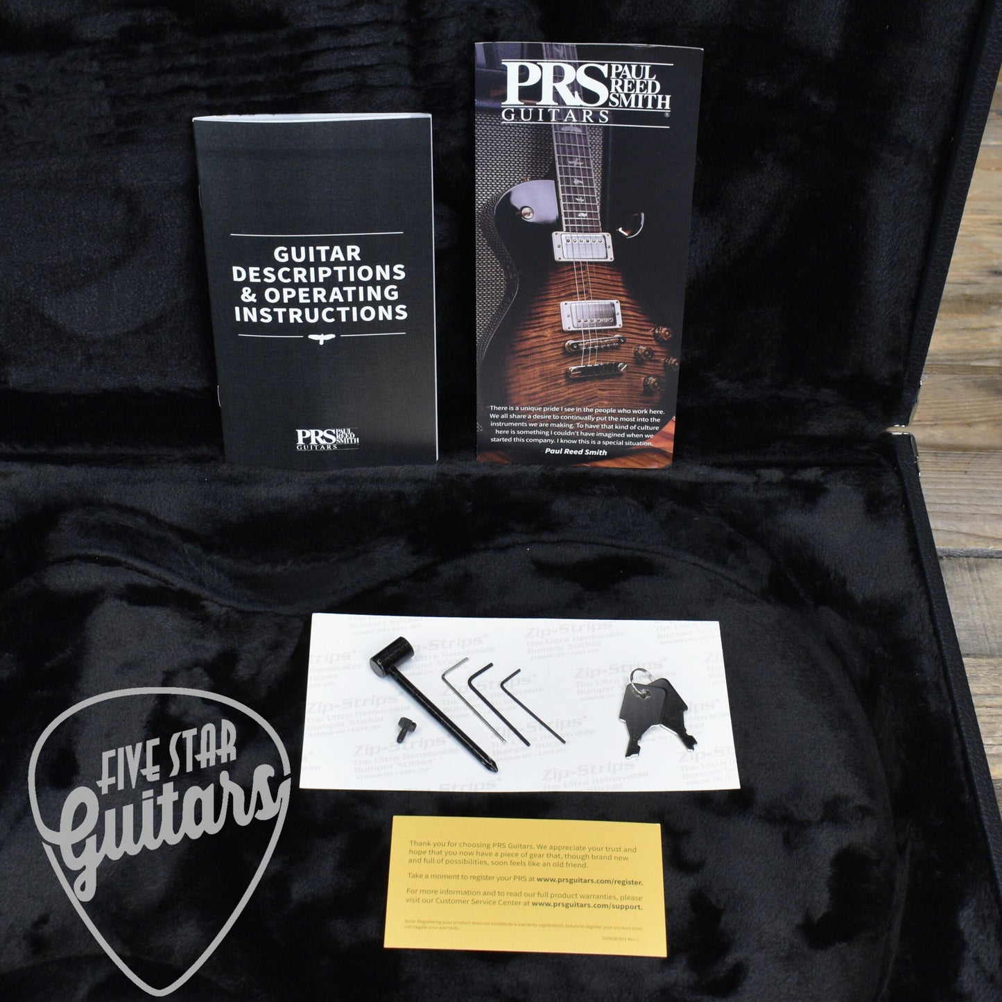 PRS Custom 24 - Cobalt Smokeburst with Hard Shell Case