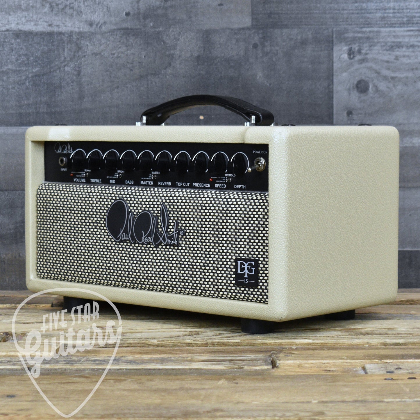 PRS DGT 15 David Grissom 15-watt Tube Head - Blonde Tolex