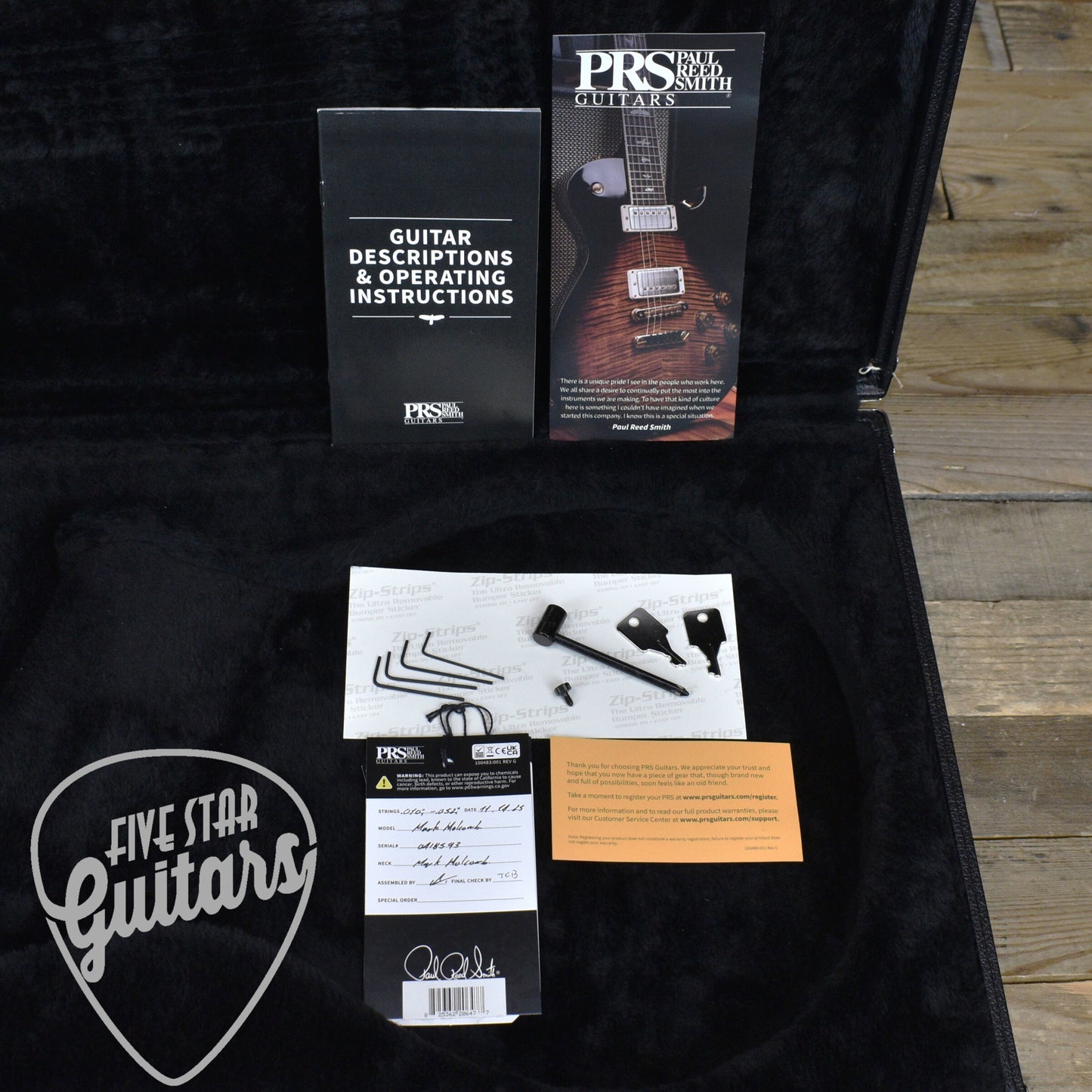 PRS Paul Reed Smith Mark Holcomb - Cobalt Smokeburst with Hardshell Case