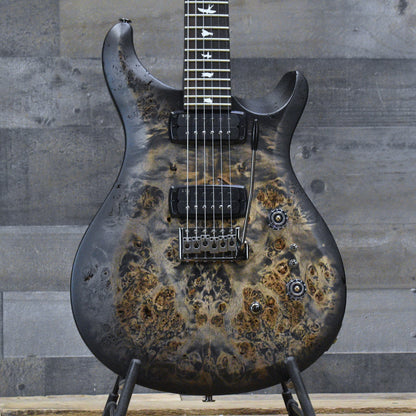 PRS PRS S2 Custom 24-08 Poplar Burl - Charcoal Burst with Gigbag