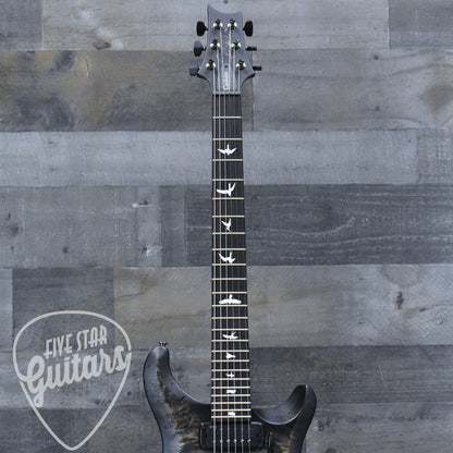 PRS PRS S2 Custom 24-08 Poplar Burl - Charcoal Burst with Gigbag
