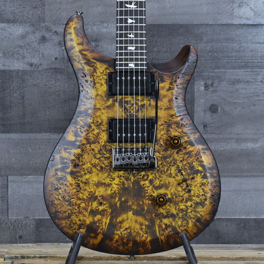 PRS PRS S2 Custom 24 Poplar Burl - Black Gold Burst with Gigbag