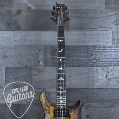 PRS PRS S2 Custom 24 Poplar Burl - Black Gold Burst with Gigbag