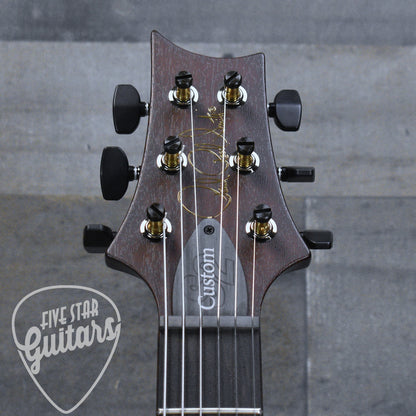 PRS PRS S2 Custom 24 Poplar Burl - Black Gold Burst with Gigbag
