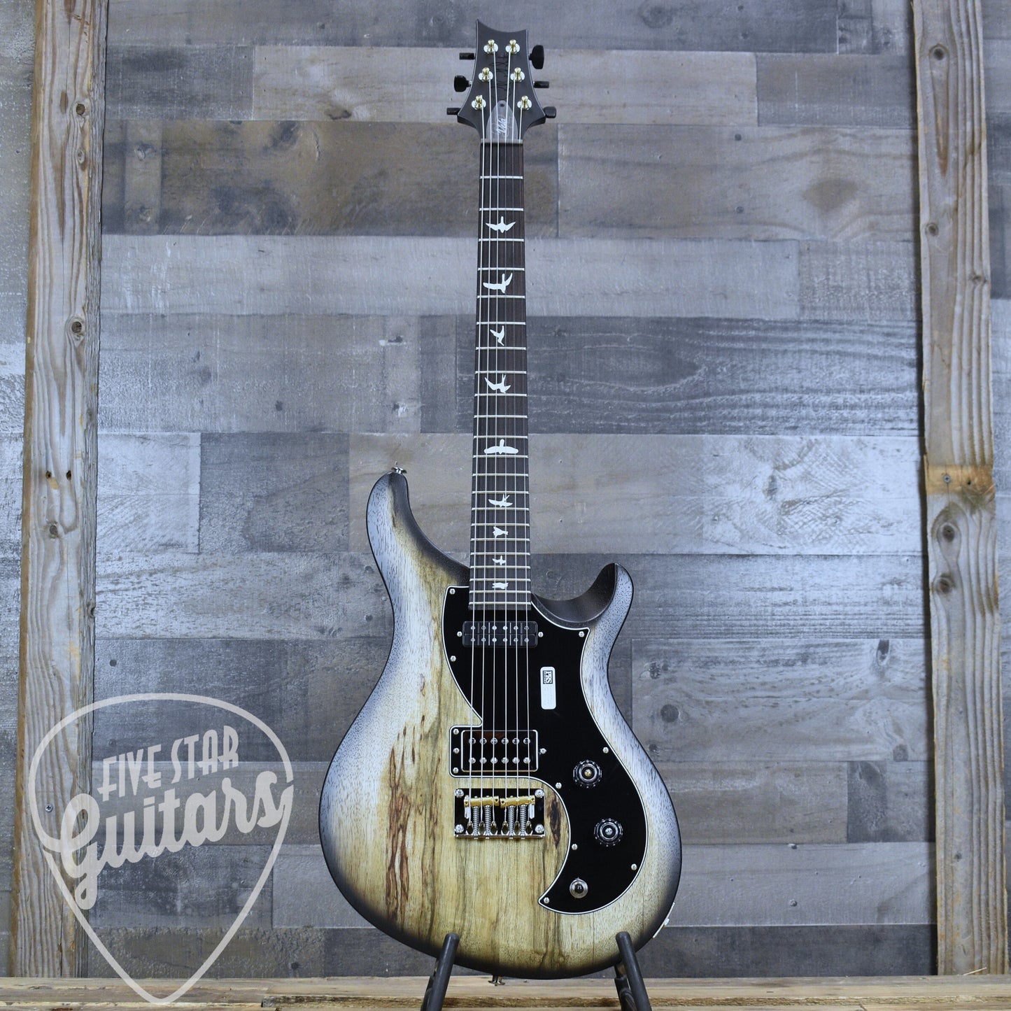 PRS S2 Vela Black Limba LTD - Natural Smokeburst with Gigbag