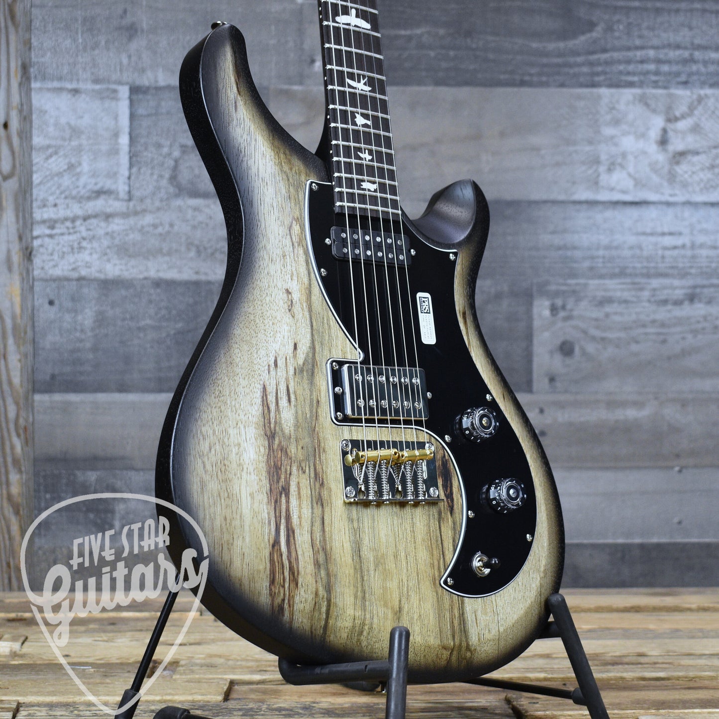 PRS S2 Vela Black Limba LTD - Natural Smokeburst with Gigbag