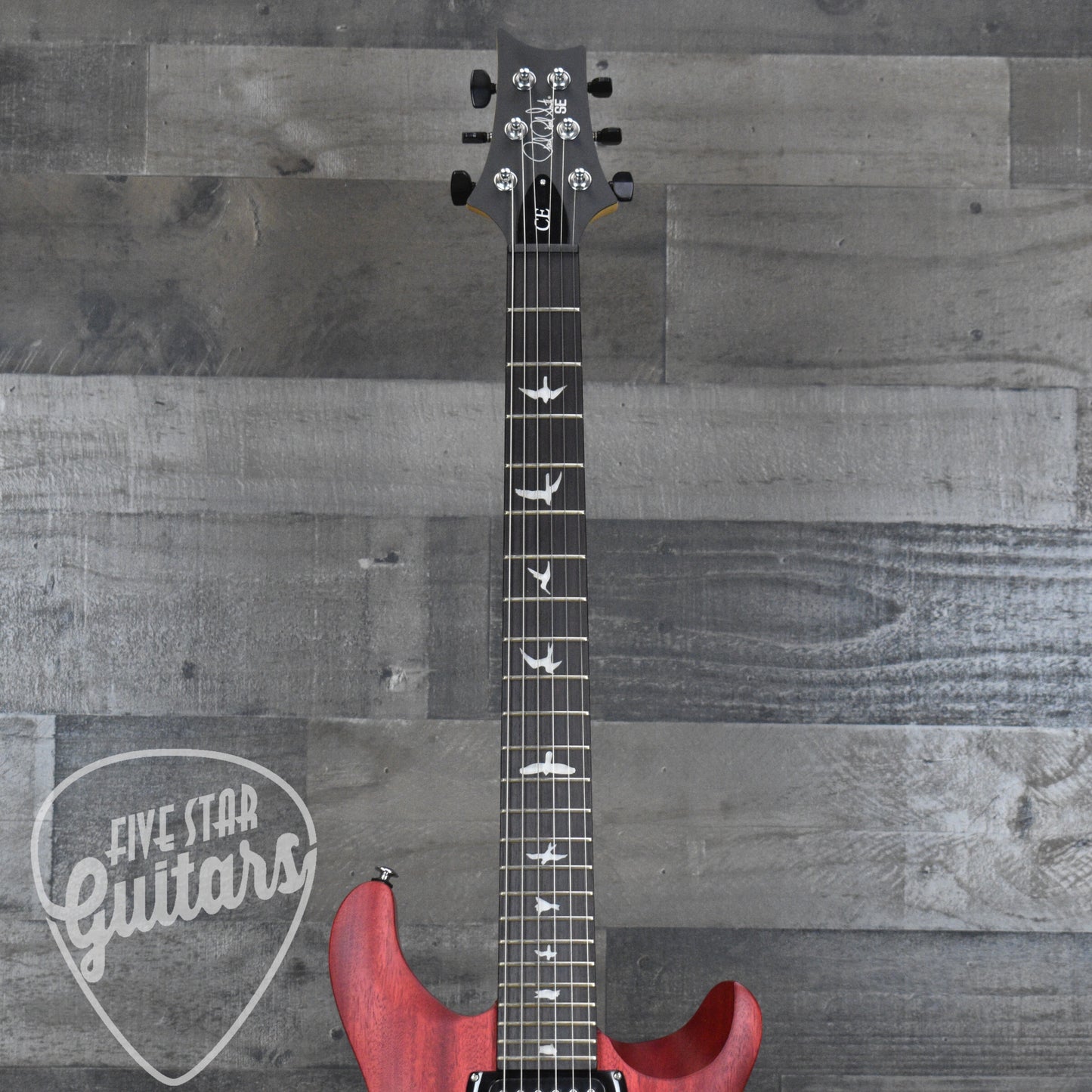 PRS SE CE24 Standard Stoptail Satin - Vintage Cherry with Gigbag