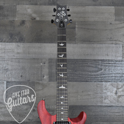 PRS SE CE24 Standard Stoptail Satin - Vintage Cherry with Gigbag