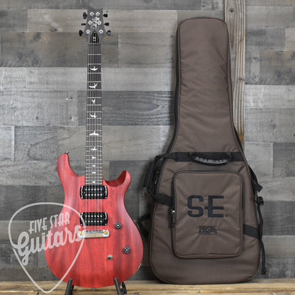 PRS SE CE24 Standard Stoptail Satin - Vintage Cherry with Gigbag