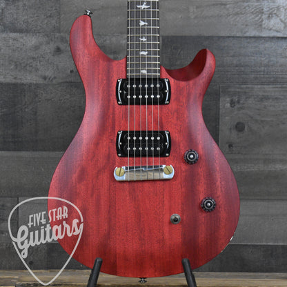 PRS SE CE24 Standard Stoptail Satin - Vintage Cherry with Gigbag