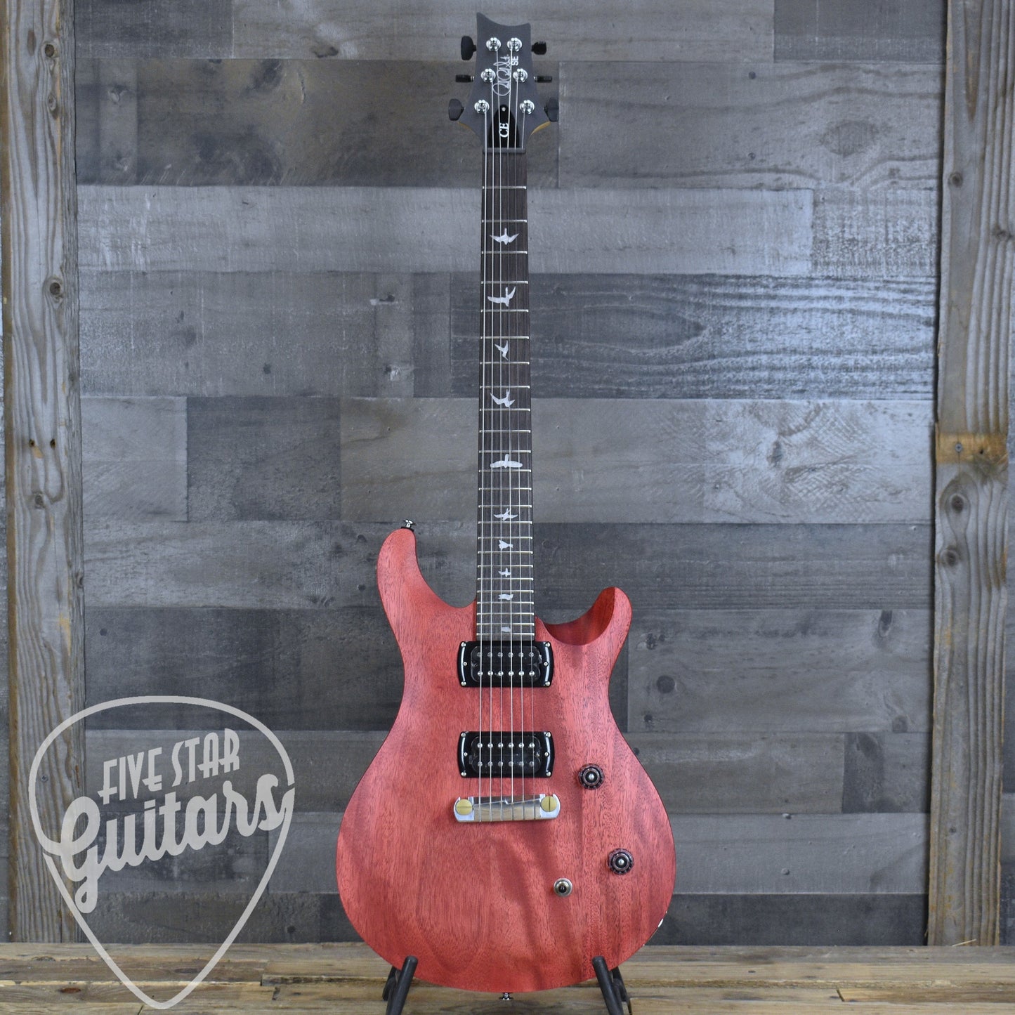 PRS SE CE24 Standard Stoptail Satin - Vintage Cherry with Gigbag