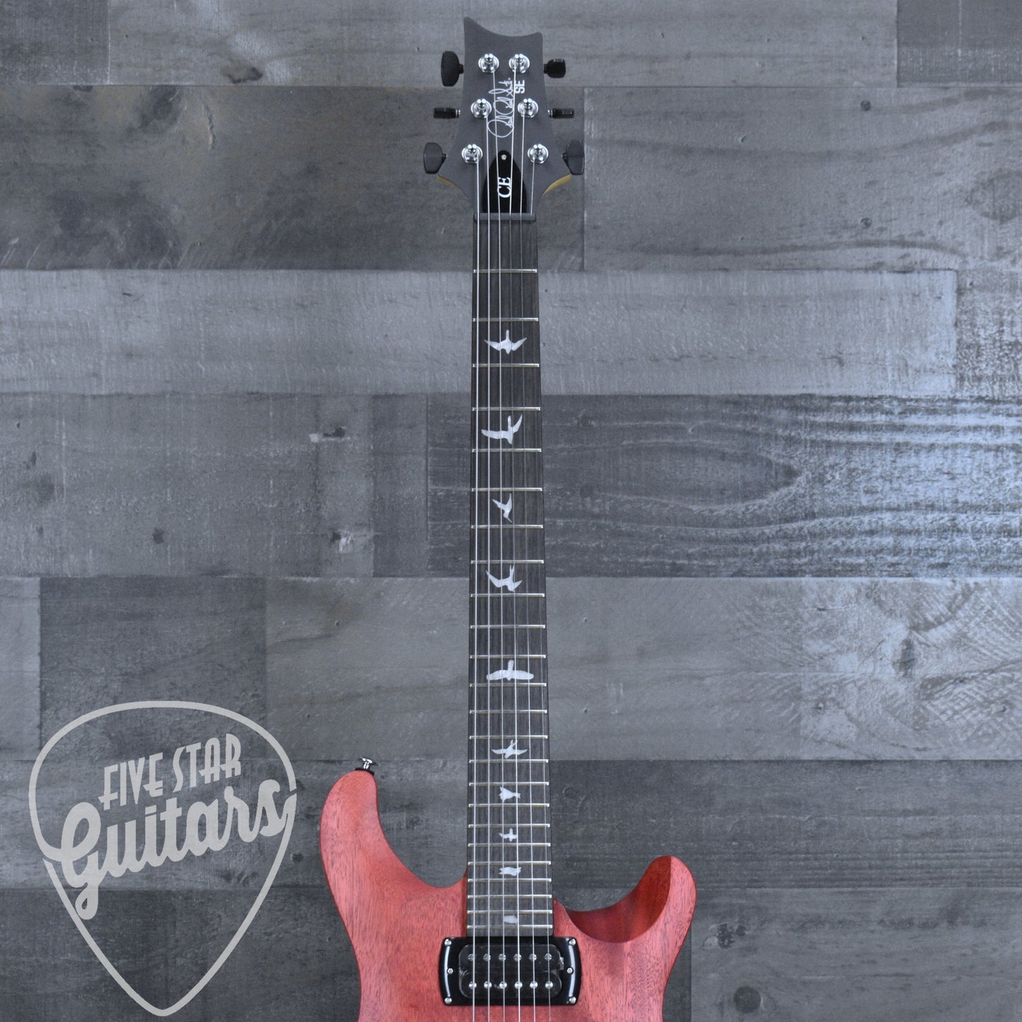 PRS SE CE24 Standard Stoptail Satin - Vintage Cherry with Gigbag