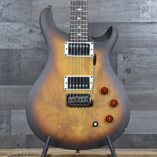 PRS SE David Grissom Laurel Burl Top - McCarty Tobacco Sunburst with Gigbag
