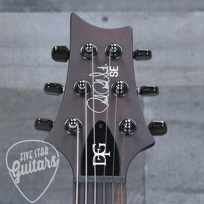 PRS SE David Grissom Laurel Burl Top - McCarty Tobacco Sunburst with Gigbag