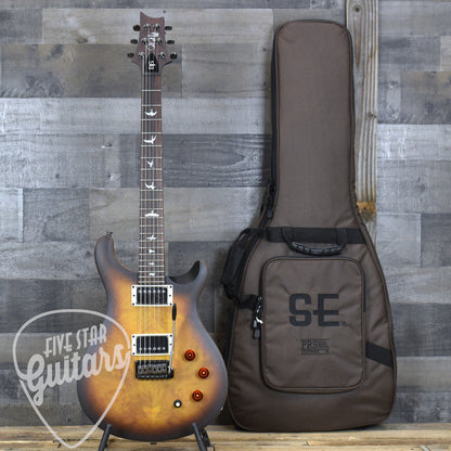PRS SE David Grissom Laurel Burl Top - McCarty Tobacco Sunburst with Gigbag