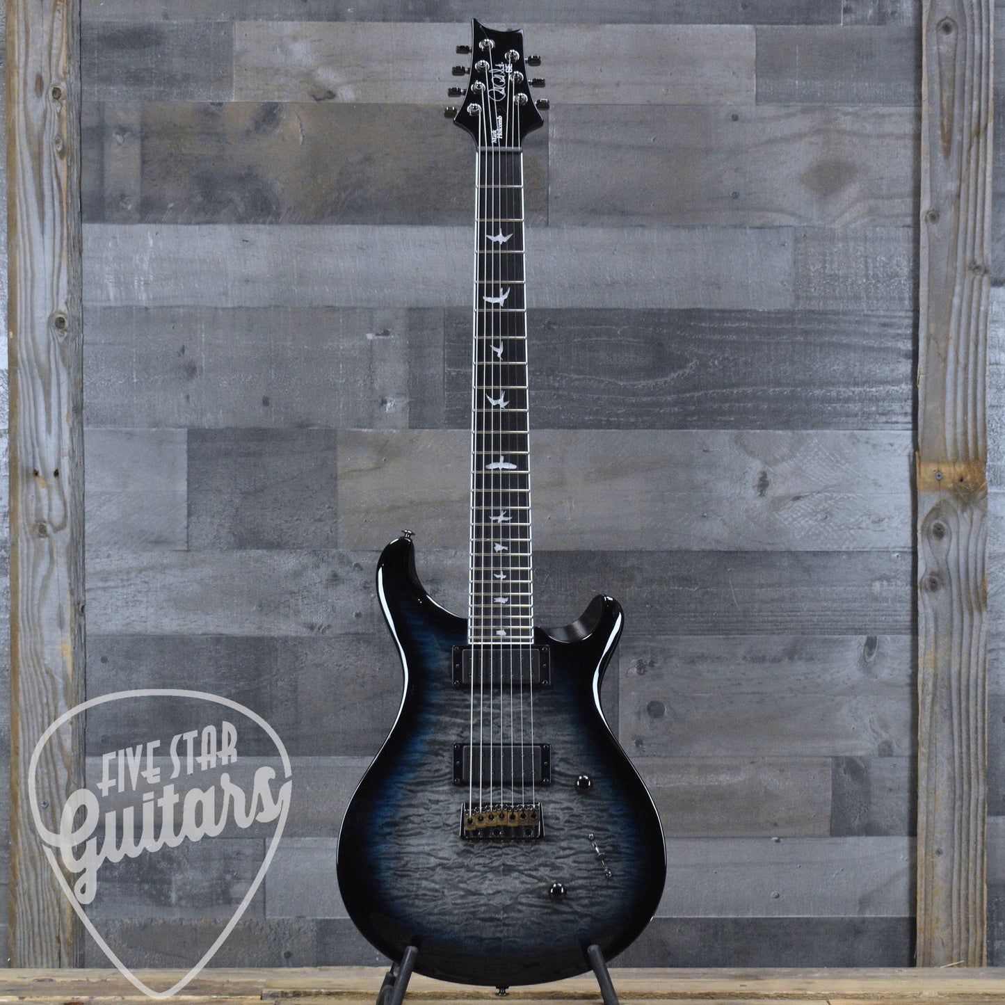 PRS SE Mark Holcomb 7 String - Holcomb Blue Burst with Gigbag