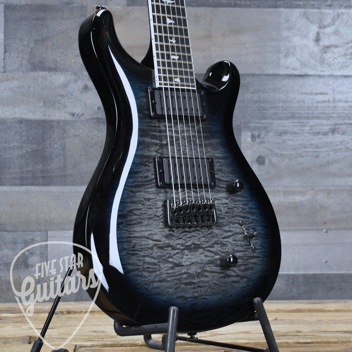 PRS SE Mark Holcomb 7 String - Holcomb Blue Burst with Gigbag