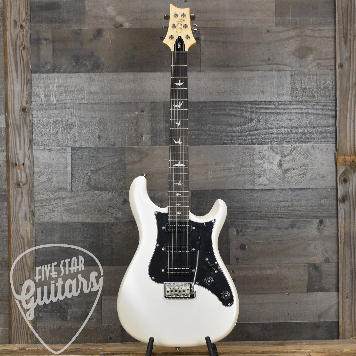 PRS SE NF3 Rosewood Fingerboard - Pearl White with Gig Bag