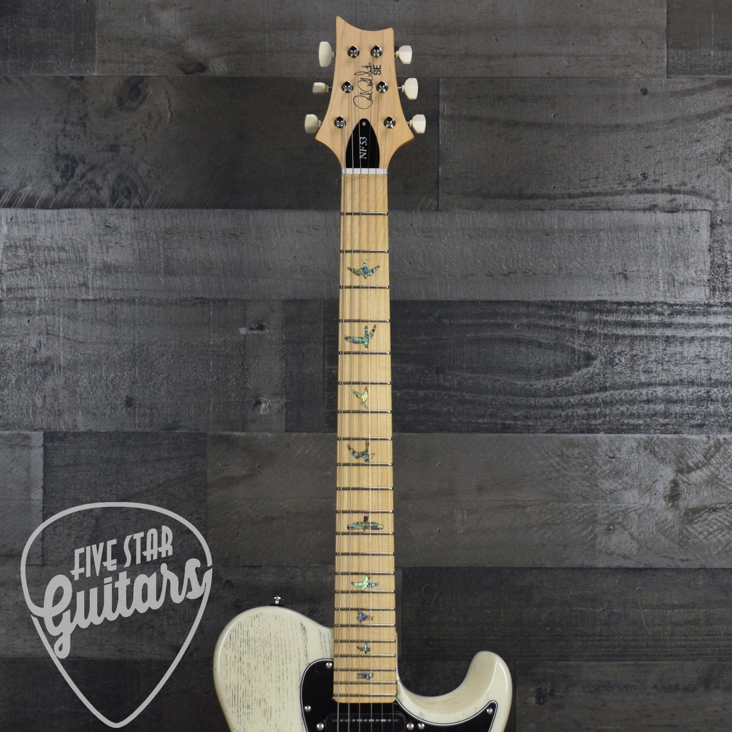 Paul Reed Smith SE NF 53 - White Doghair with Gig bag