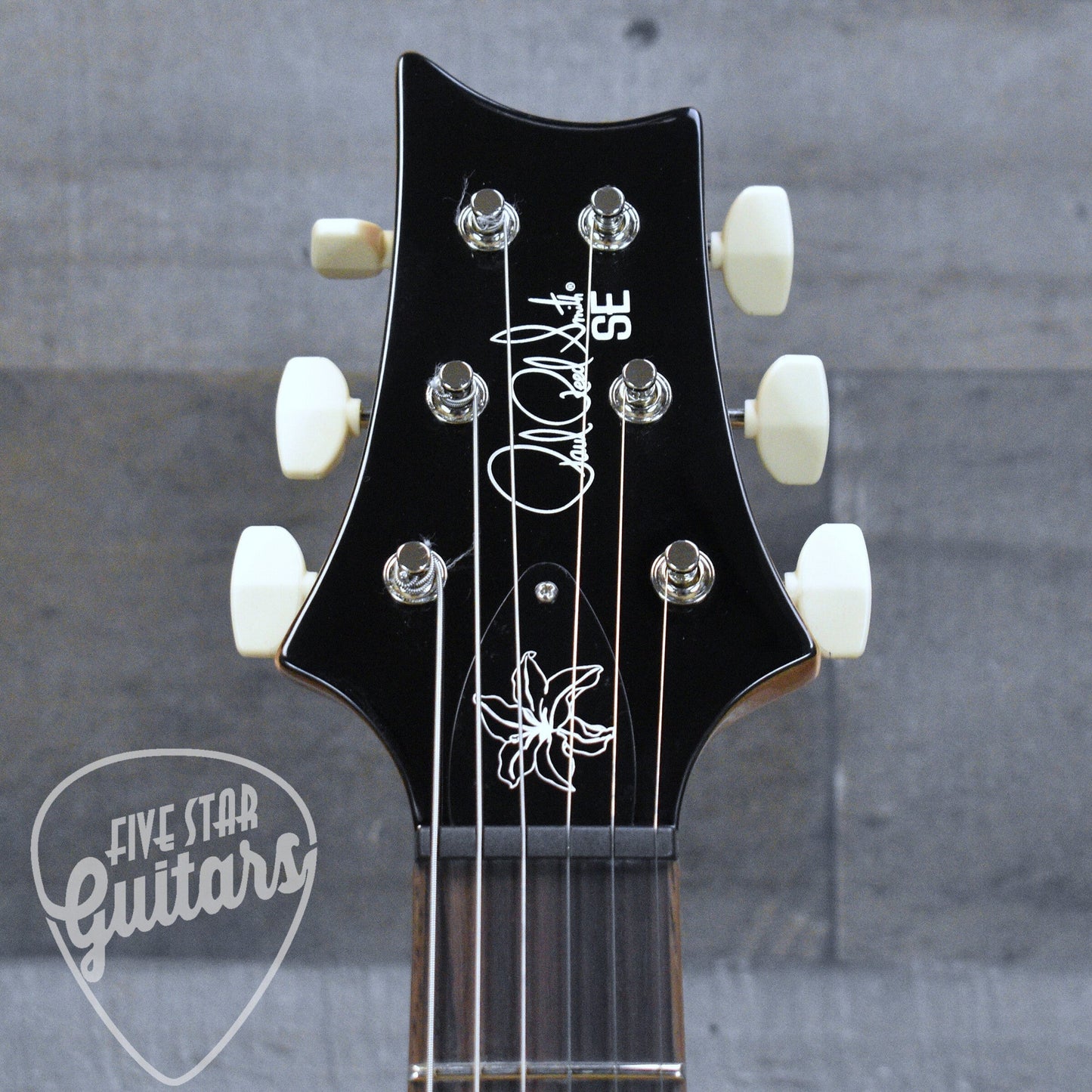 PRS SE Rock Lady LTD - Pink Pearl Top Natural Back with Gigbag